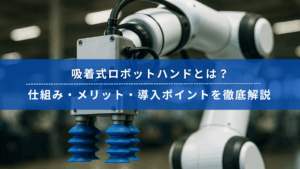 吸着式ロボットハンドとは？仕組み・メリット・導入ポイントを徹底解説